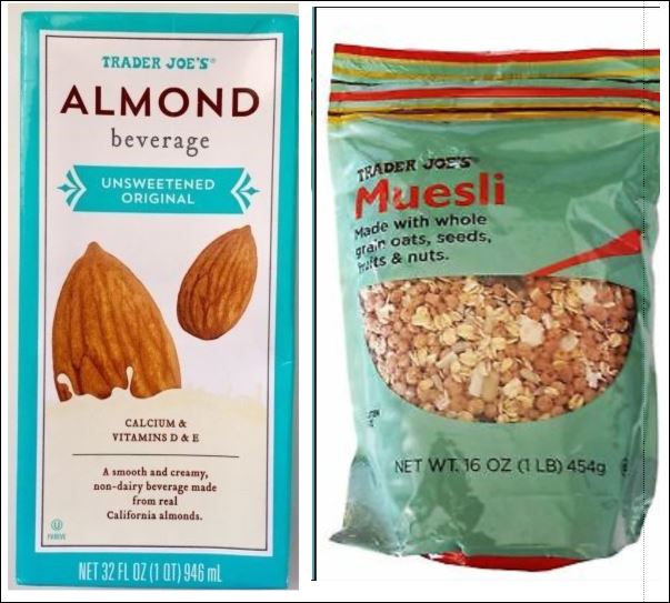 TJs almond muesli